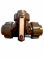 Preview: PVC-U 3-Wege Kugelhahn L-Bohrung  FIP - TKDIV  Serie (EPDM) - KxKxK (25mm x 25mm x 25mm) - PN16